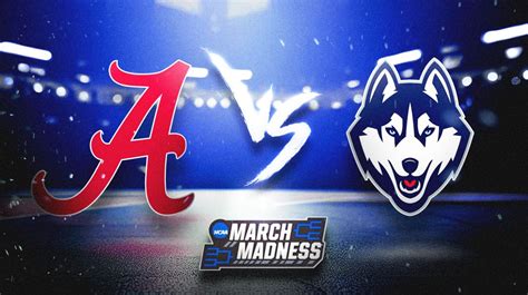 NCAA Tournament: Alabama vs. UConn odds, picks and predictions.